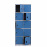 Schliessfach Spind 10 Fächer 185x70x40cm