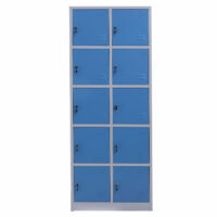 Schliessfach Spind 10 Fächer 185x70x40cm