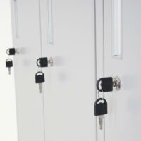 Schliessfach Spind Boston 9 Fächer ~ grau