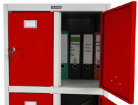 Schliessfach Valberg Doppel-Spind 183x58x50cm ~ rot