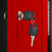 Schliessfach Valberg Doppel-Spind 183x58x50cm ~ rot