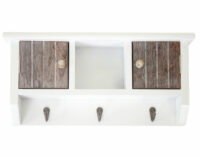 Schlüsselbrett Pitea mit Türen ~ braun