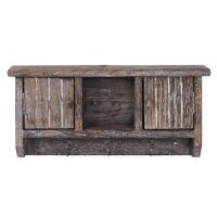 Schlüsselkasten mit Türen shabby braun