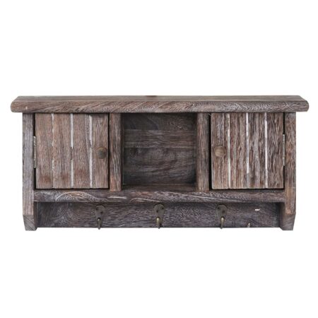 Schlüsselkasten mit Türen shabby braun