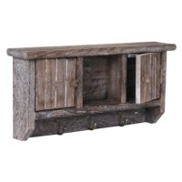 Schlüsselkasten mit Türen shabby braun