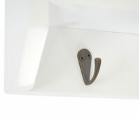 Schlüsselbrett Schlüsselkasten mit Türen ~ shabby grau