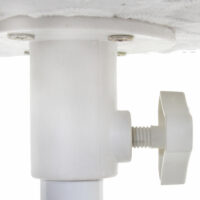 Schneiderpuppe weiblich Schaumstoff ~ Weiss mit Spitze