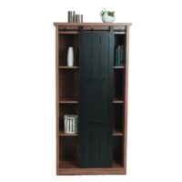 Schrank JAM-K75 Kommode Highboard Schiebetüre 163x76x38cm