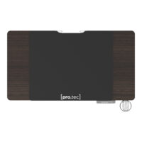 Höhenverstellbarer Tisch Visalia elektrisch 110x60cm Walnuss-Optik