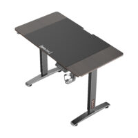 Höhenverstellbarer Tisch Visalia elektrisch 110x60cm Walnuss-Optik