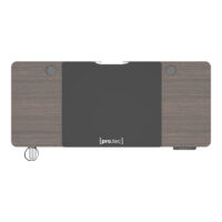 Höhenverstellbarer Tisch Salinas elektrisch 140x60cm Walnuss-Optik