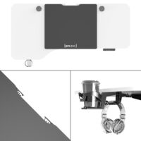 Höhenverstellbarer Tisch Oxnard elektrisch 160x75cm Weiss