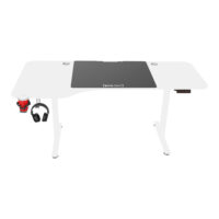 Höhenverstellbarer Tisch Virolahti 160x75cm weiss