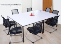 Schreibtisch Braila Bürotisch 120x80cm ~ weiss