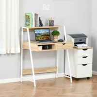 Schreibtisch Bücherregal mit Schublade 80x50x100cm
