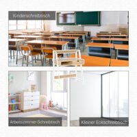 Schreibtisch Bücherregal mit Schublade 80x50x100cm