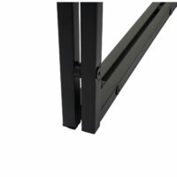 Schreibtisch Bürotisch 121x70cm dunkelbraun 3D-Struktur