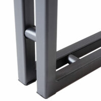 Schreibtisch Bürotisch 121x70cm ~ grau 3D-Struktur