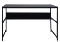 Schreibtisch Bürotisch Computertisch 120x60cm Marmor-Optik schwarz