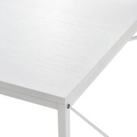 Schreibtisch Stavanger 122x120x64 cm mit Regal 4 Flächen Metall