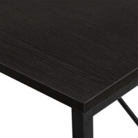Schreibtisch Stavanger 122x120x64 cm mit Regal 4 Flächen Metall