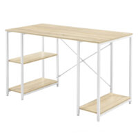 Schreibtisch Aarhus 75x120x60cm mit 3 Ablagen