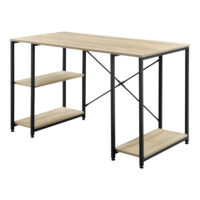 Schreibtisch Aarhus 75x120x60 cm mit 3 Ablagen