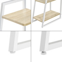 Schreibtisch Aalborg 117x102x50 cm mit Regal 4 Flächen