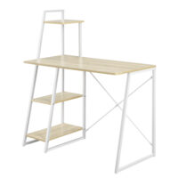 Schreibtisch Aalborg 117x102x50 cm mit Regal 4 Flächen