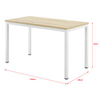 Schreibtisch Odense 75x120x60 cm Eichen-Optik
