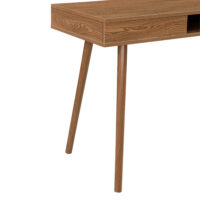 Schreibtisch Habo mit Ablage und Schublade 115x48x74cm Dunkler Holzton