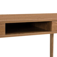 Schreibtisch Habo mit Ablage und Schublade 115x48x74cm Dunkler Holzton