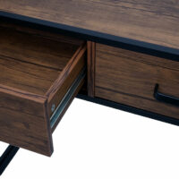 Schreibtisch Bürotisch Industrial 76x120x70cm braun