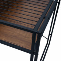 Schreibtisch Bürotisch Industrial 76x120x70cm braun