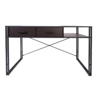 Schreibtisch Bürotisch Industrial 76x120x70cm dunkelbraun