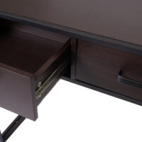 Schreibtisch Bürotisch Industrial 76x120x70cm dunkelbraun