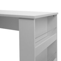 Schreibtisch Bürotisch mit Schubladen und Regal 150x60cm weiss