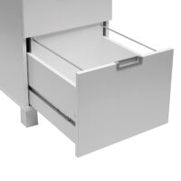 Schreibtisch Bürotisch mit Schubladen und Regal 150x60cm weiss