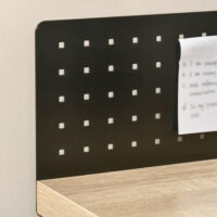 Schreibtisch Bürotisch mit Stecktafel Kabelmanagement-Loch 110x48x90cm
