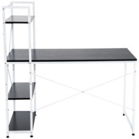 Schreibtisch Computertisch Arbeitstisch mit Regal 120x64x121cm