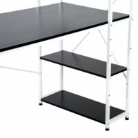 Schreibtisch Computertisch Arbeitstisch mit Regal 120x64x121cm