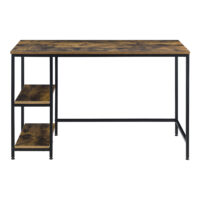 Schreibtisch Vilhelmina mit Ablagen 77x120x60cm auf Metallgestell