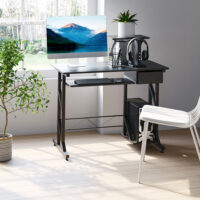 Schreibtisch Computertisch mit Schubladen 90x50x95cm