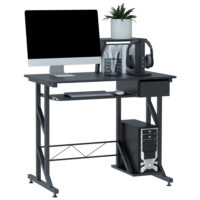 Schreibtisch Computertisch mit Schubladen 90x50x95cm