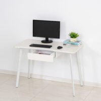 Schreibtisch Elegant Bürotisch mit Schubladen 120x60x76cm