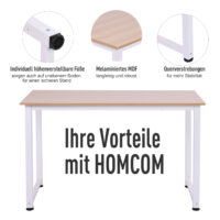 Schreibtisch Küchentisch Computertisch 120x60x76cm