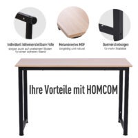 Schreibtisch Küchentisch Computertisch 120x60x76cm