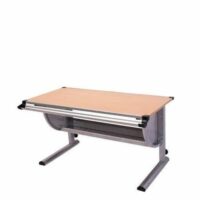 Schreibtisch Oxford - höhenverstellbar + neigbar ~ grün