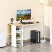 Schreibtisch mit Bücherregal Computertisch 115x 55x75cm