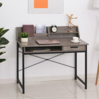 Schreibtisch mit Regal Schublade Computertisch 106x53x95cm